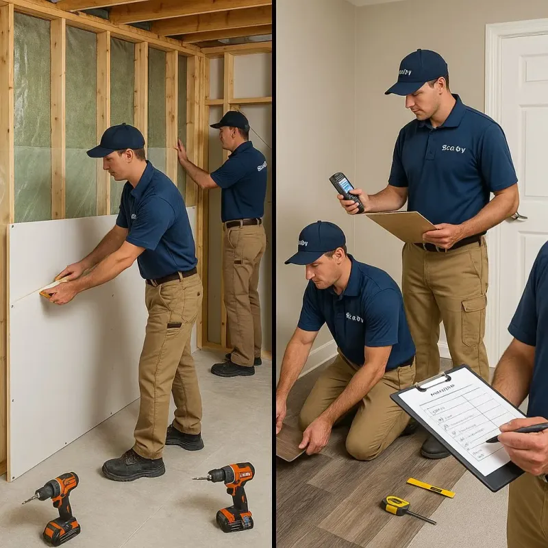 Repairs and Reconstruction process in Port Carbon, PA