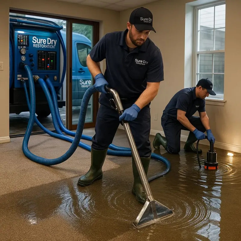 Water Extraction and Removal process in Port Carbon, PA